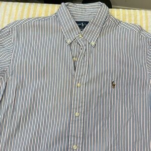 Men’s long sleeve button up Polo shirt